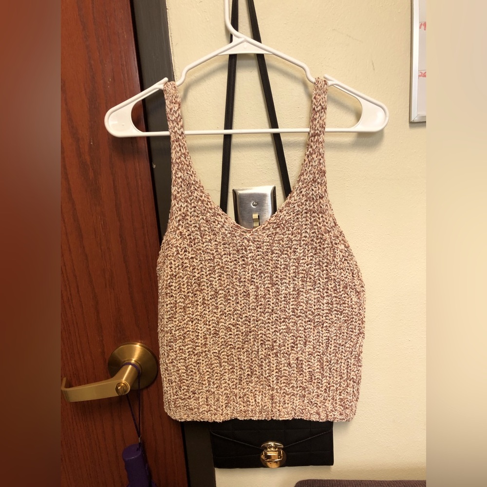 Cropped Knitted Tank top